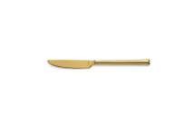 Metropole, Menümesser Vollheft 226 mm PVD gold