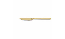 Metropole, Vorspeisen- / Dessertmesser Vollheft 205 mm PVD gold