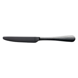 Sierra, Menümesser Vollheft 235 mm gehämmert PVD schwarz