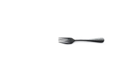Sierra, Kuchengabel 144 mm gehämmert PVD schwarz