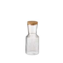 Glaskaraffe 90 mm / 0,50 l mit Deckel aus Kork