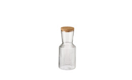 Glaskaraffe 90 mm / 0,50 l mit Deckel aus Kork