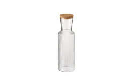 Glaskaraffe 90 mm / 1,00 l mit Deckel aus Kork