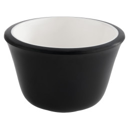 Mini, Dipschälchen 6er Set 0,04 l / ø 60 mm weiß / schwarz
