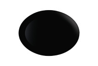 Diwali, Platte oval 330 x 250 mm / 2,50 l schwarz