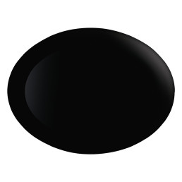Diwali, Platte oval 330 x 250 mm / 2,50 l schwarz