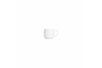 Intensity White, Baril Tasse stapelbar 0,09 l weiß