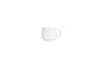 Intensity White, Baril Tasse stapelbar 0,25 l weiß