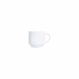 Intensity White, Baril Tasse stapelbar 0,25 l weiß