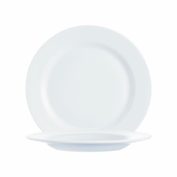 Intensity White, Teller flach ø 255 mm weiß