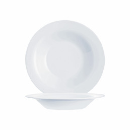 Intensity White, Teller tief ø 219 mm / 0,35 l weiß
