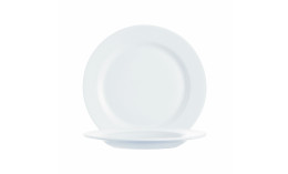 Intensity White, Teller flach ø 255 mm weiß