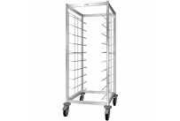 Tablett-Abräumwagen 1-teilig / für 20 GN-Tabletts / mit Kunststoffrollen