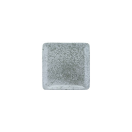 Sandstone, Teller flach quadratisch 152 x 152 mm gray