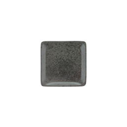 Sandstone, Teller flach quadratisch 152 x 152 mm black
