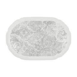 Create Decorations, Coupplatte oval 358 x 240 mm Relief Jacquard