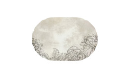 Create Decorations, Coupplatte oval 358 x 240 mm Relief Reverie
