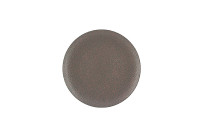 Pearls, Coupteller flach rund ø 240 mm metallic copper