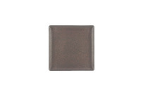 Pearls, Coupteller flach quadratisch 200 x 200 mm metallic copper