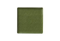 Pearls, Coupteller flach quadratisch 270 x 270 mm grün