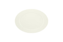 Pearls, Platte oval Fahne 330 x 244 mm light