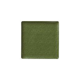 Pearls, Coupteller flach quadratisch 200 x 200 mm grün