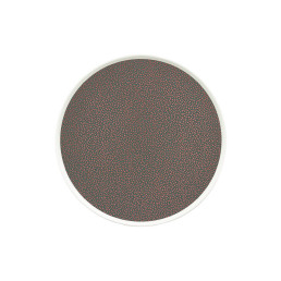 Pearls, Coupteller flach rund ø 257 mm metallic copper