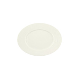 Pearls, Platte oval Fahne 237 x 175 mm light