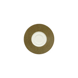 Pearls, Untertasse rund mit Doppelspiegel ø 166 mm olive
