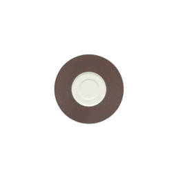 Pearls, Untertasse rund mit Doppelspiegel 166 mm metallic copper