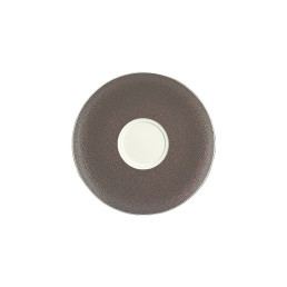 Pearls, Untertasse rund mit Doppelspiegel 211 mm metallic copper