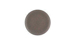 Pearls, Coupteller flach rund ø 240 mm metallic copper