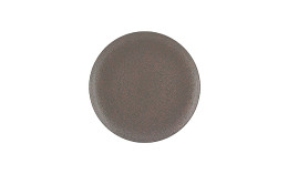 Pearls, Coupteller flach rund ø 270 mm metallic copper