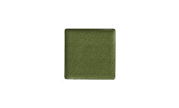 Pearls, Coupteller flach quadratisch 200 x 200 mm grün