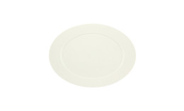 Pearls, Platte oval Fahne 330 x 244 mm light