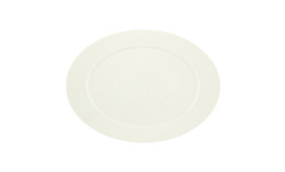 Pearls, Platte oval Fahne 379 x 278 mm light