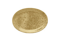 Sandstone, Platte oval 372 x 265 mm dark yellow