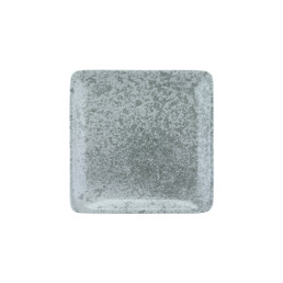 Sandstone, Teller flach quadratisch 215 x 215 mm gray