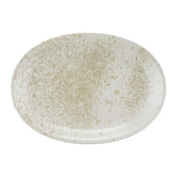 Sandstone, Platte oval 372 x 265 mm beige
