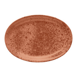 Sandstone, Platte oval 372 x 265 mm orange