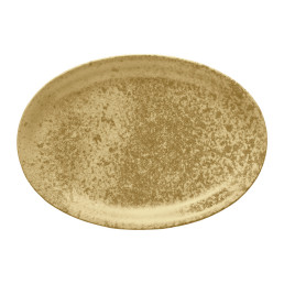 Sandstone, Platte oval 372 x 265 mm dark yellow