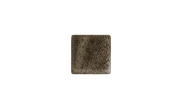 Sandstone, Teller flach quadratisch 152 x 152 mm dark brown