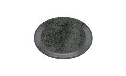 Sandstone, Platte oval 323 x 228 mm black
