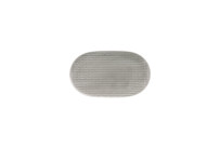 Scope Glow Gray, Coupplatte oval 230 x 151 mm / Relief