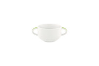 Donna Senior, Suppentasse stapelbar Relief ø 99 mm / 0,28 l hellgrün