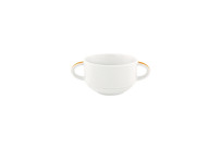 Donna Senior, Suppentasse stapelbar Relief ø 99 mm / 0,28 l orange