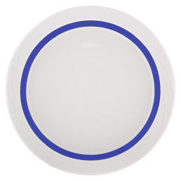 Donna Senior, Teller halbtief rund Relief ø 256 mm / 0,40 l dunkelblau