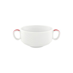 Donna Senior, Spezialsuppentasse stapelbar ø 118 mm / 0,48 l rot