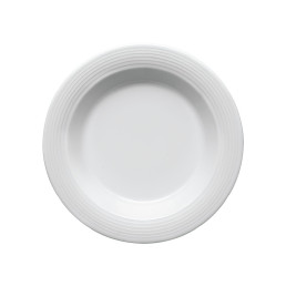 Dialog Invita, Spezialteller tief mit Fahne ø 230 mm / 0,40 l weiß