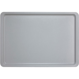 Tablett Polyester Versa glatt EN 1/1 530 x 370 mm lichtgrau